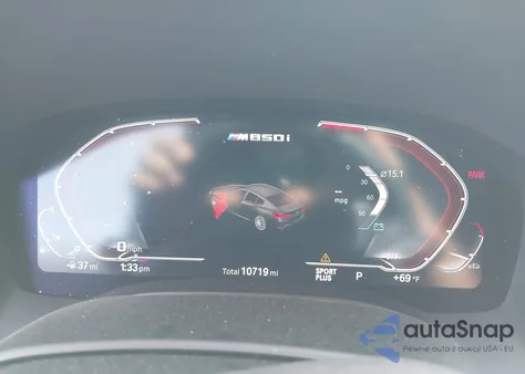 2025 BMW M850I Gran Coupe xDrive z USA, uszkodzony, nr VIN WBAGV8C09SCU48097